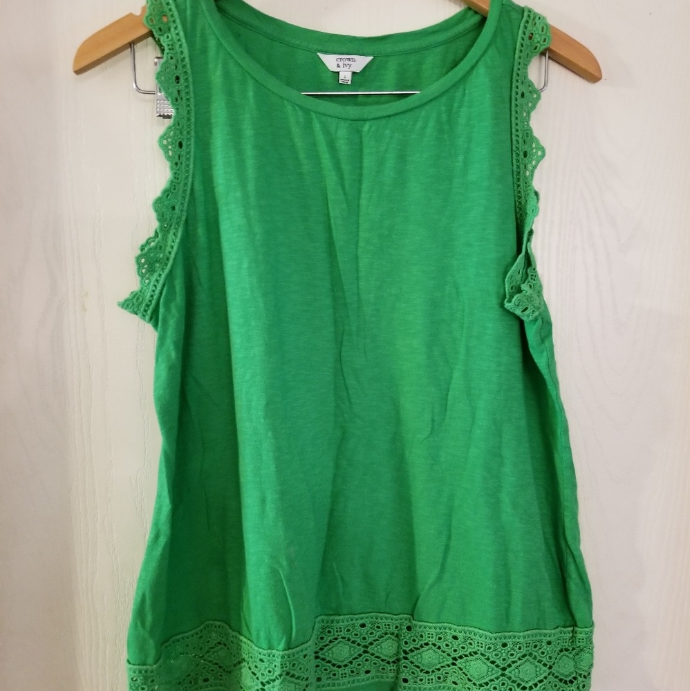crown & ivy Sleeveless Shirt
